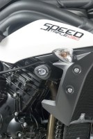 Aero padací chrániče R&G Racing (přední) pro motocykly TRIUMPH Speed Triple ('11)